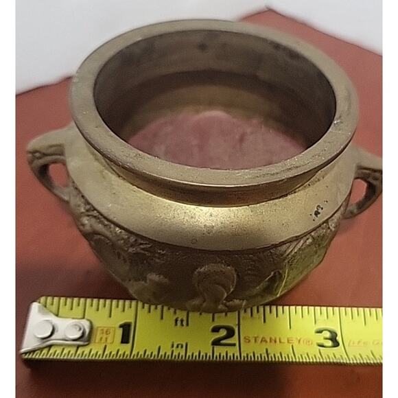 Solid Brass Pot Pier 1 Incense Burner Candle Holder - Picture 6 of 6